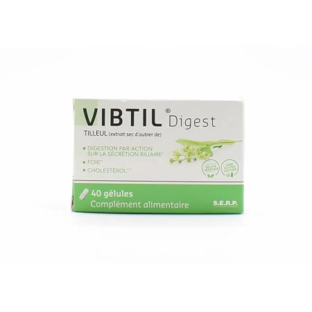 Vibtil Digest 40 gélules - Univers Pharmacie