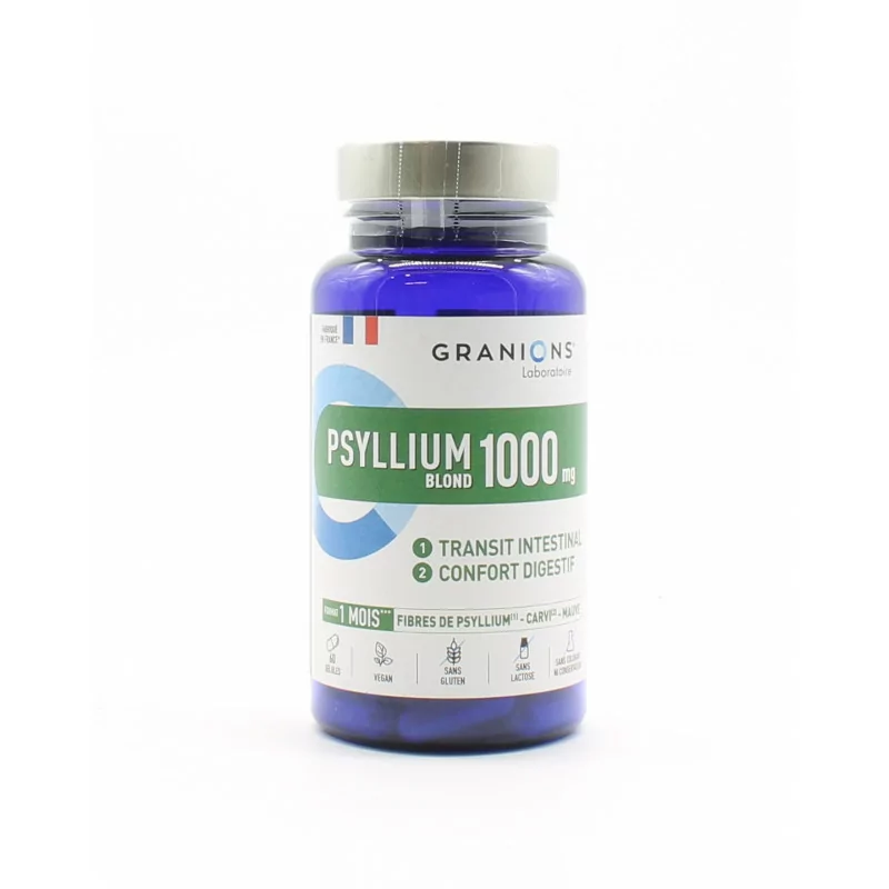 Granions Psyllium Blond 1000mg 60 gélules