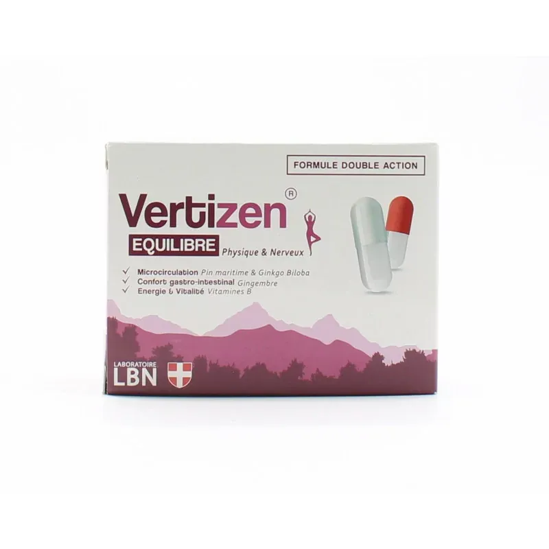Vertizen Equilibre Physique & Nerveux 60 gélules - Univers Pharmacie