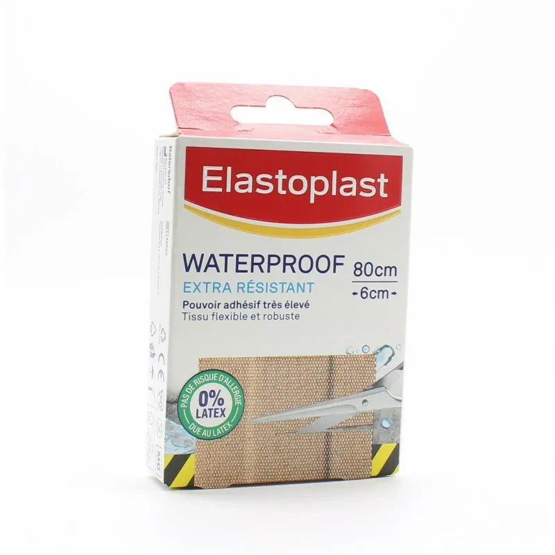 Elastoplast Waterproof Extra Résistant 80X6cm Elastoplast Waterproof Extra Résistant 80X6cm