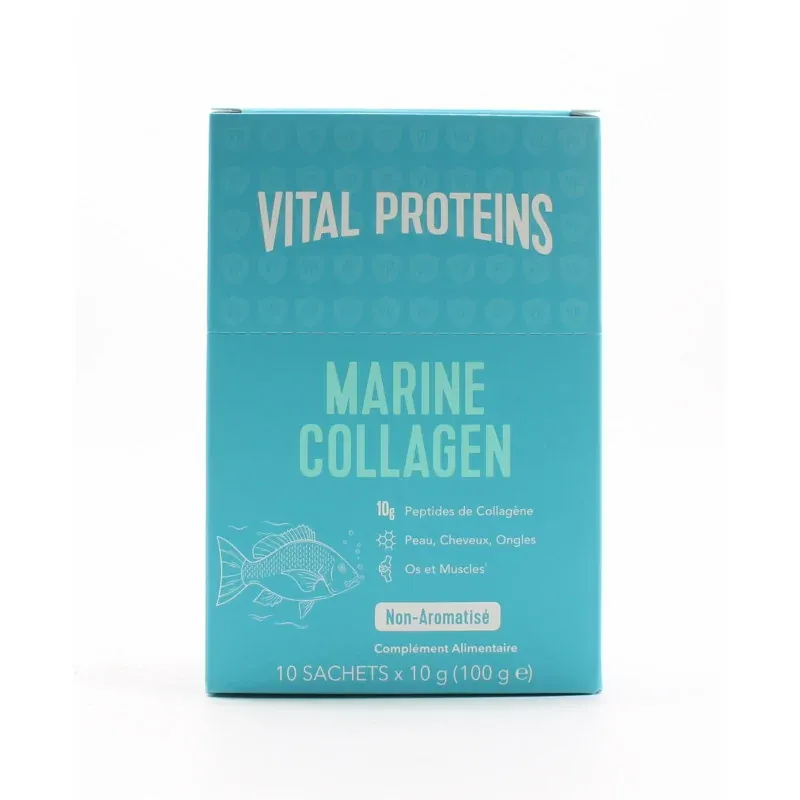 Vital Proteins Marine Collagen 10 sachets - Univers Pharmacie
