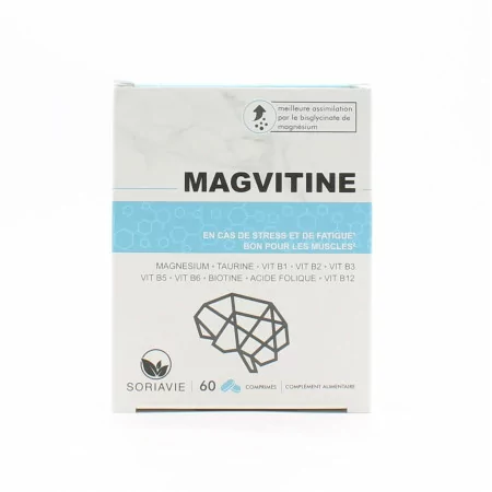 Magvitine Stress et Fatigue 60 comprimés - Univers Pharmacie