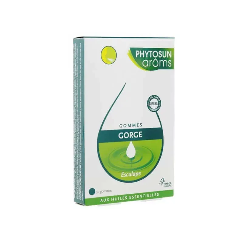 Phytosun Aroms Gommes Gorge X30 - Univers Pharmacie
