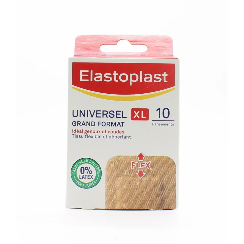 Elastoplast Universel Grand Format XL 10 pansements - Univers Pharmacie