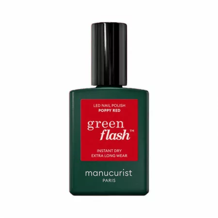 Manucurist Green Flash Vernis Poppy Red 15ml