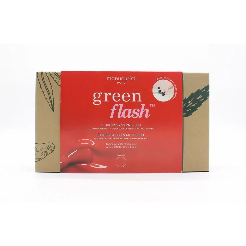 Manucurist Green Flash Coffret Poppy Red