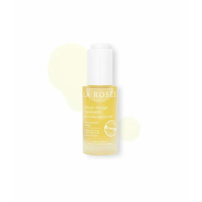 La Rosée Sérum Visage Repulpant aux 5 huiles végétales bio 30ml - Univers Pharmacie