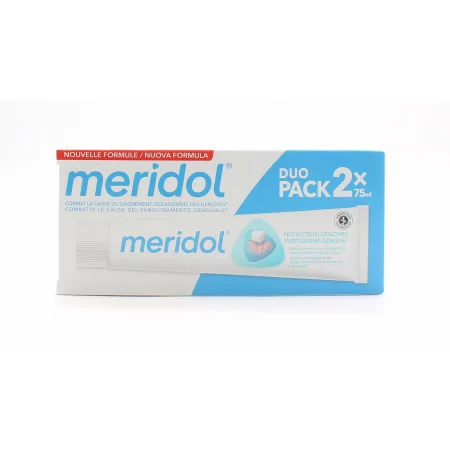 Dentifrice Meridol Protections Gencives 2X75 ml