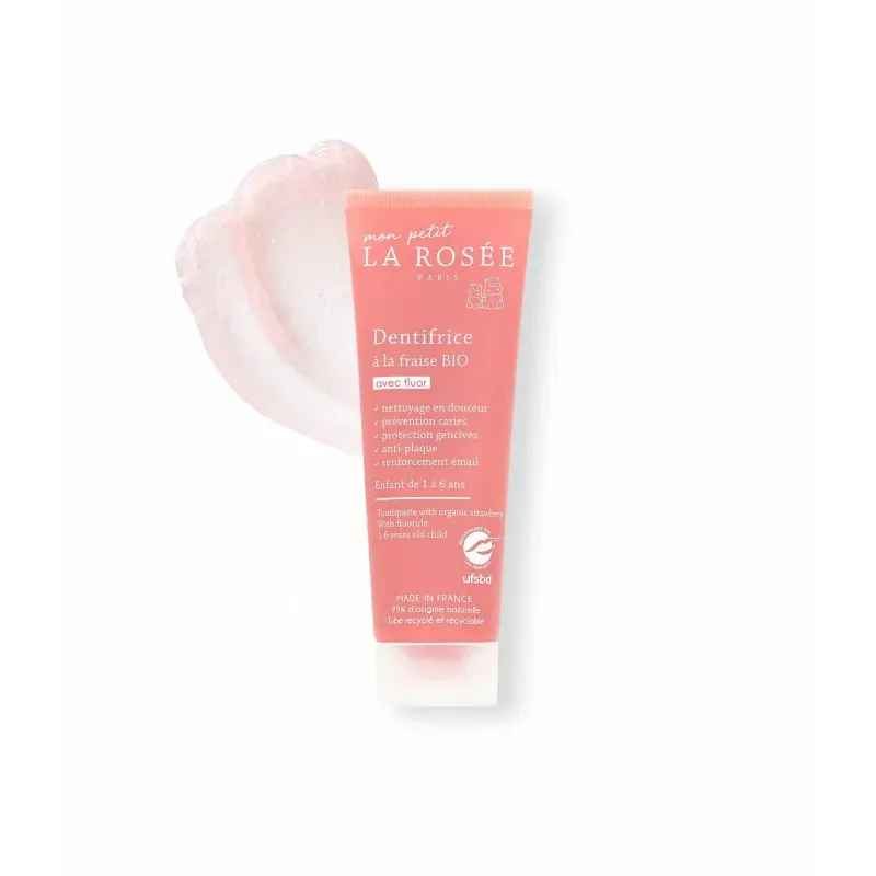 Mon Petit La Rosée Dentifrice Fraise Bio 50ml - Univers Pharmacie