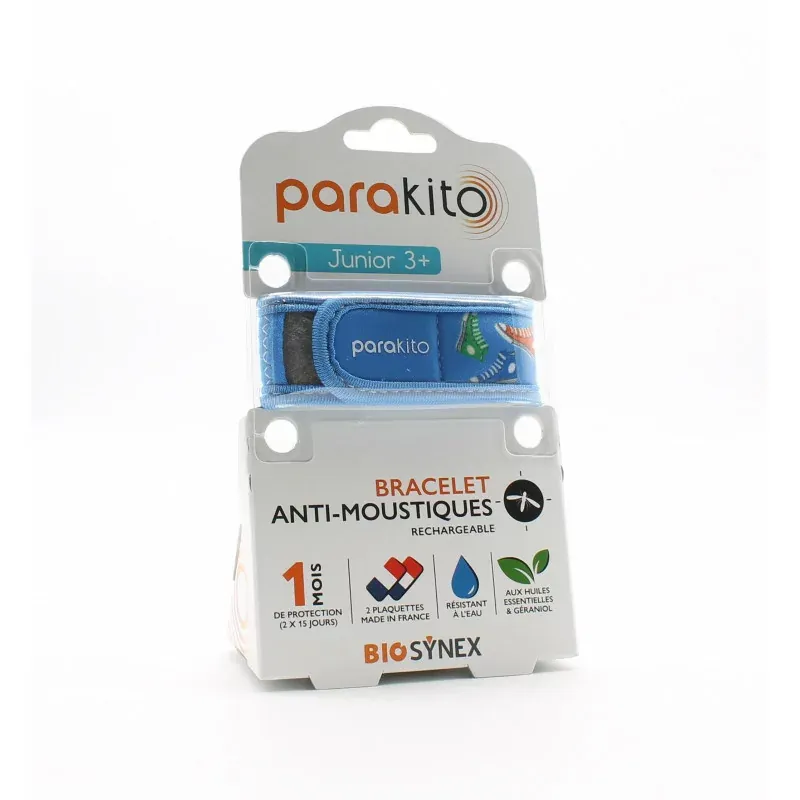 Parakito Bracelet Anti-moustiques Junior 3+ Baskets