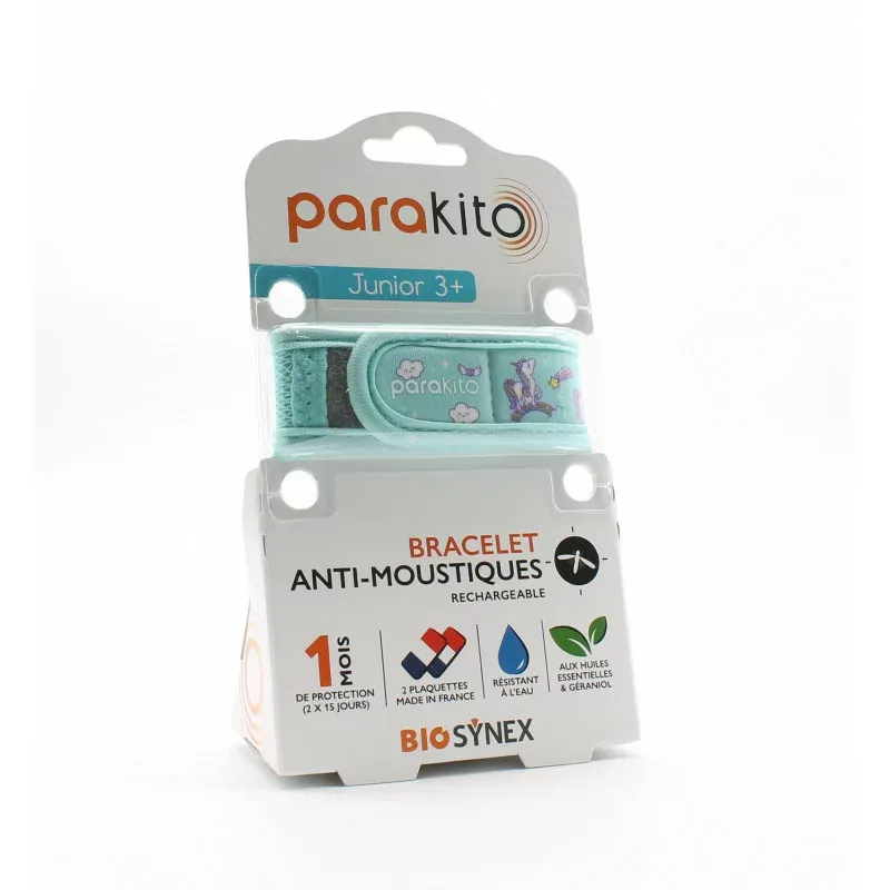 Parakito Bracelet Anti-moustiques Junior 3+ Licorne