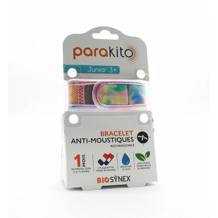 Parakito Bracelet Anti-moustiques Junior 3+ Tie & Dye
