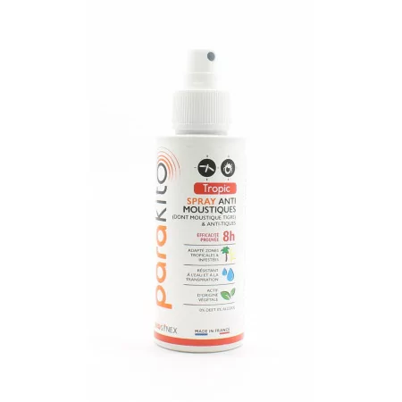 Parakito Spray Anti-moustique Tropic 8h 75ml - Univers Pharmacie