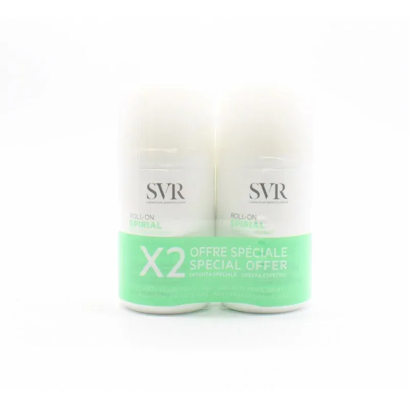 SVR Spirial Roll-On Anti-Transpirant 48h 2X50ml