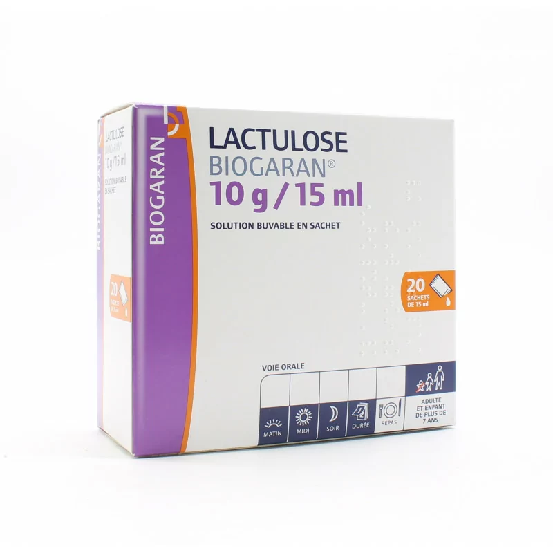 Lactulose Biogarant 10g/15ml Solution Buvable 20 sachets