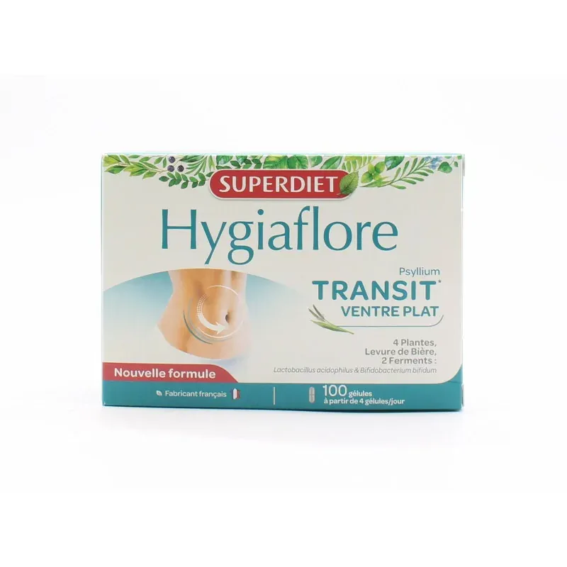 Superdiet Hygiaflore Transit 100 gélules