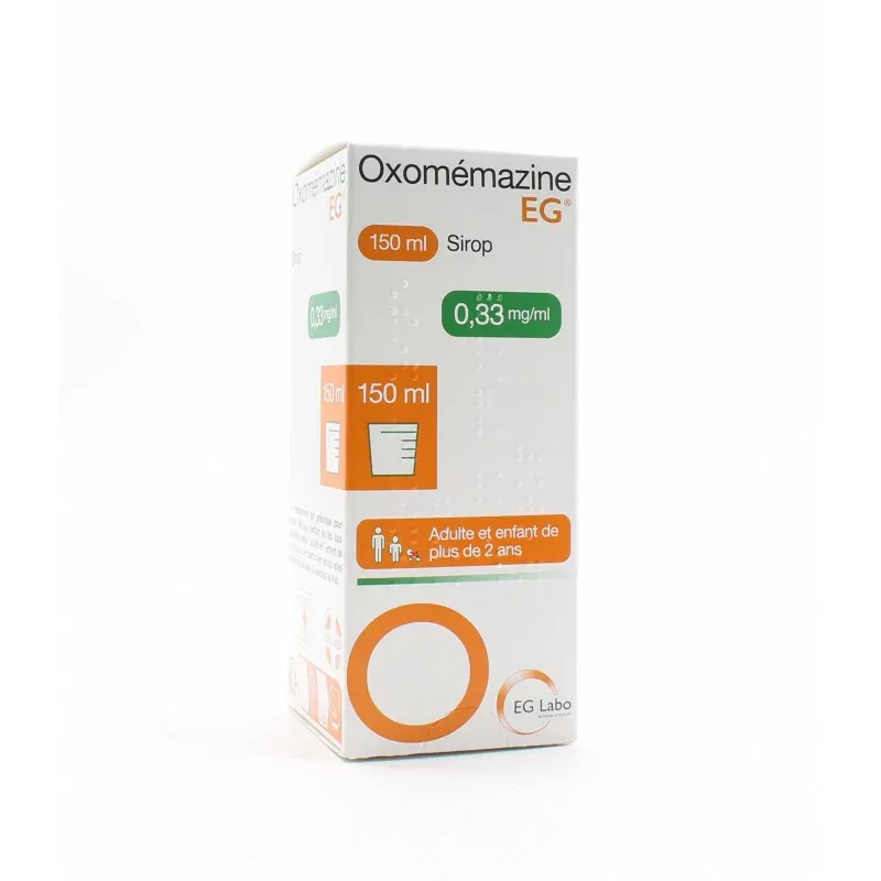 Oxomémazine EG 0,33mg/ml 150ml Oxomémazine EG 0,33mg/ml 150ml