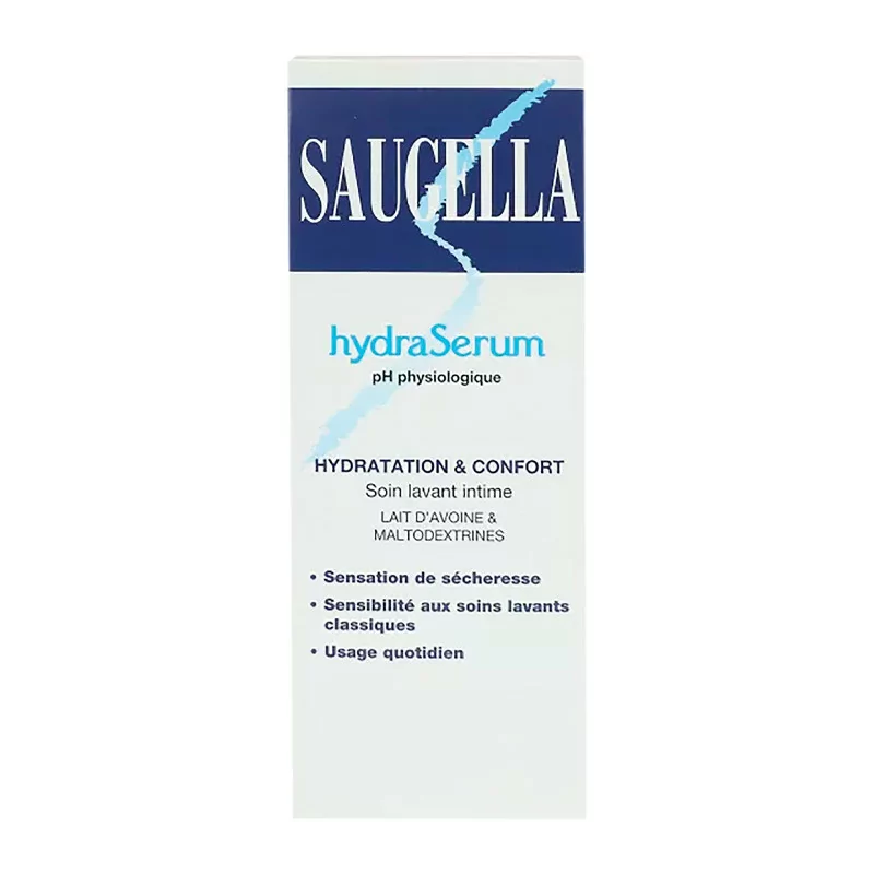 Saugella HydraSerum Soin Lavant Intime 200ml - Univers Pharmacie