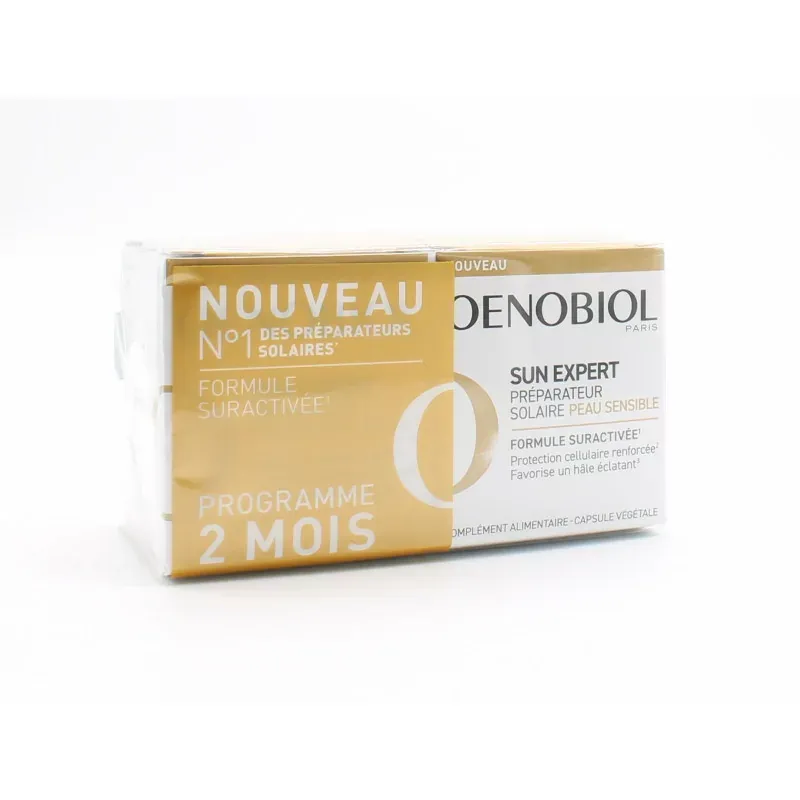 Oenobiol Sun Expert Préparateur Solaire Peau Sensible 2X30 capsules