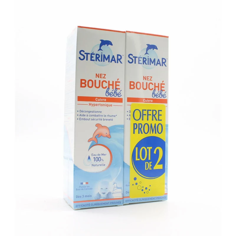Stérimar Nez Bouché Spray au Cuivre 100ml