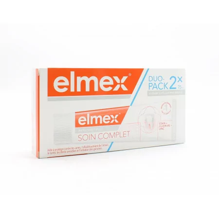 Elmex Anti-caries Plus Soin Complet Dentifrice 2X75ml