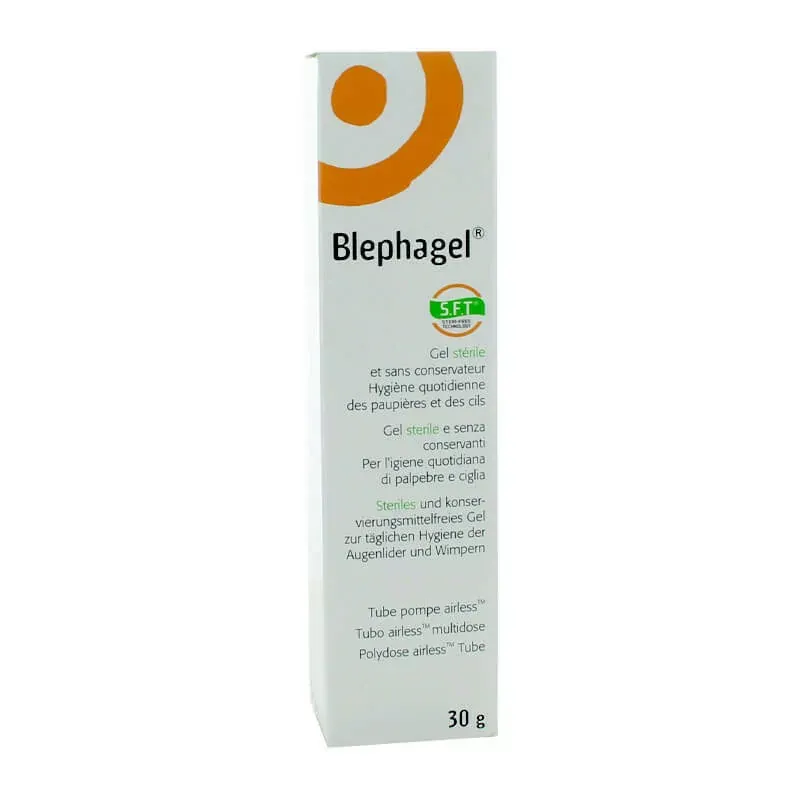 Blephagel Gel Stérile Paupières et cils 30g - Univers Pharmacie