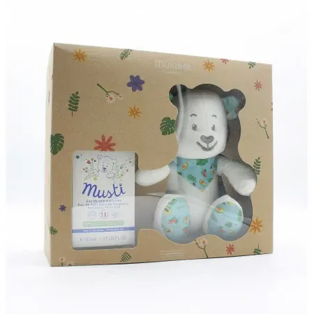 Mustela Coffret Musti Eau de soin 50ml + Doudou