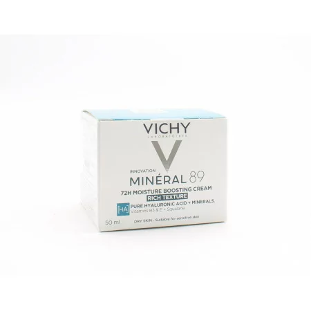 Vichy Minéral 89 Crème Riche Boost d'Hydratation 72h...