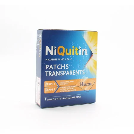 NiQuitin 14mg/24h 7 patchs transdermiques