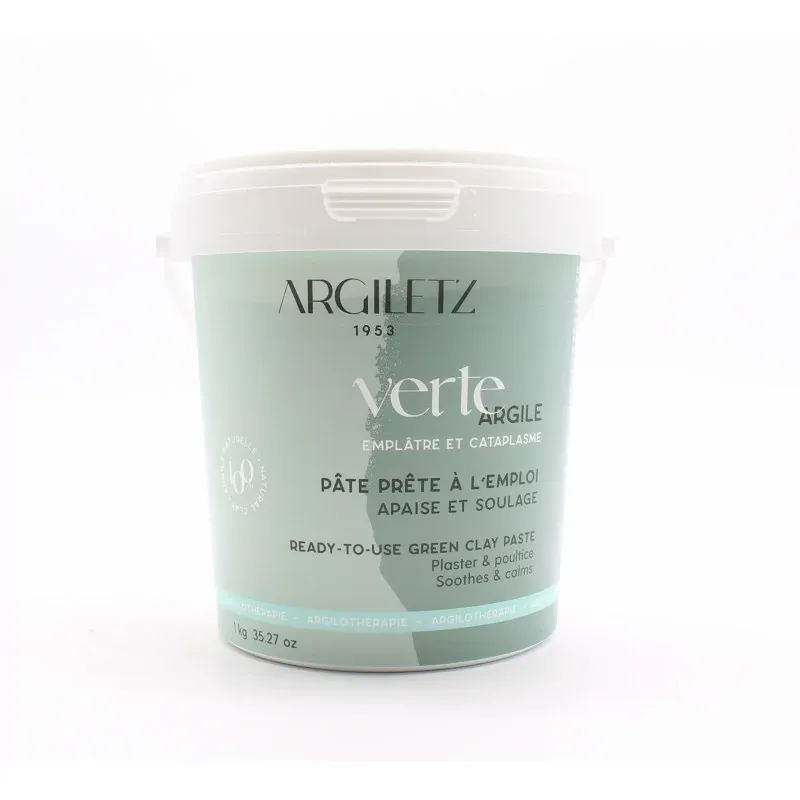 Argiletz Pâte Argile Verte 1kg
