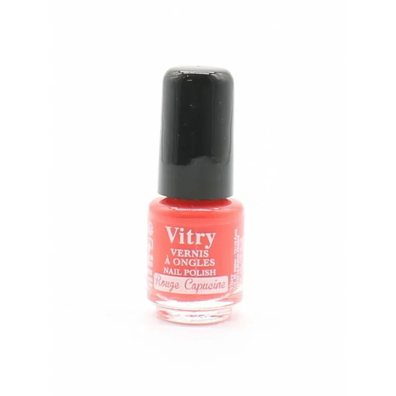 Vitry Vernis à Ongles Rouge Capucine 4ml