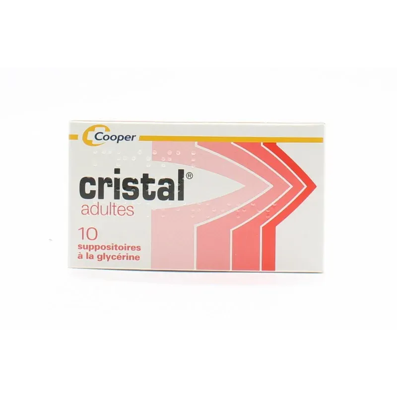 Cooper Cristal Adultes 10 suppositoires à la glycérine