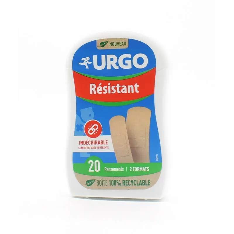 Urgo Résistant Indéchirable 20 pansements