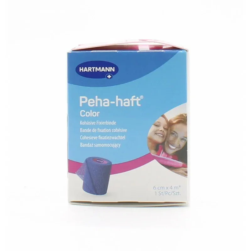 Hartmann Peha-haft Color Bande de Fixation Cohésive 6cmX4m