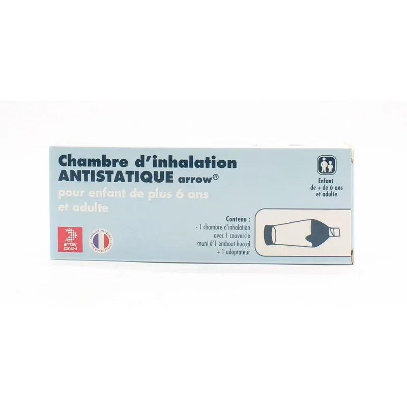Chambre d'Inhalation Antistatique Arrow Adulte et Enfant +6ans