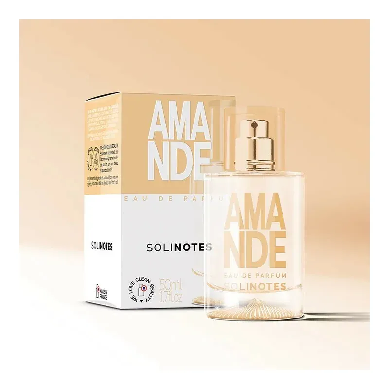 Solinotes Eau de Parfum Amande 50ml - Univers Pharmacie