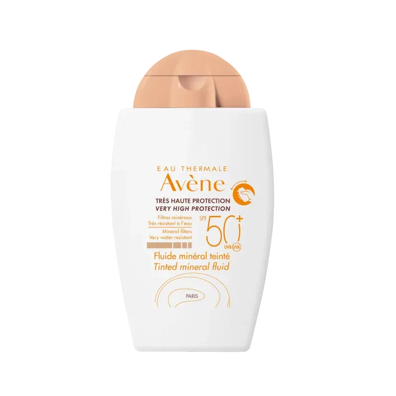 Avène Fluide Minéral Teinté Très Haute Protection SPF50+ 40ml - Univers Pharmacie
