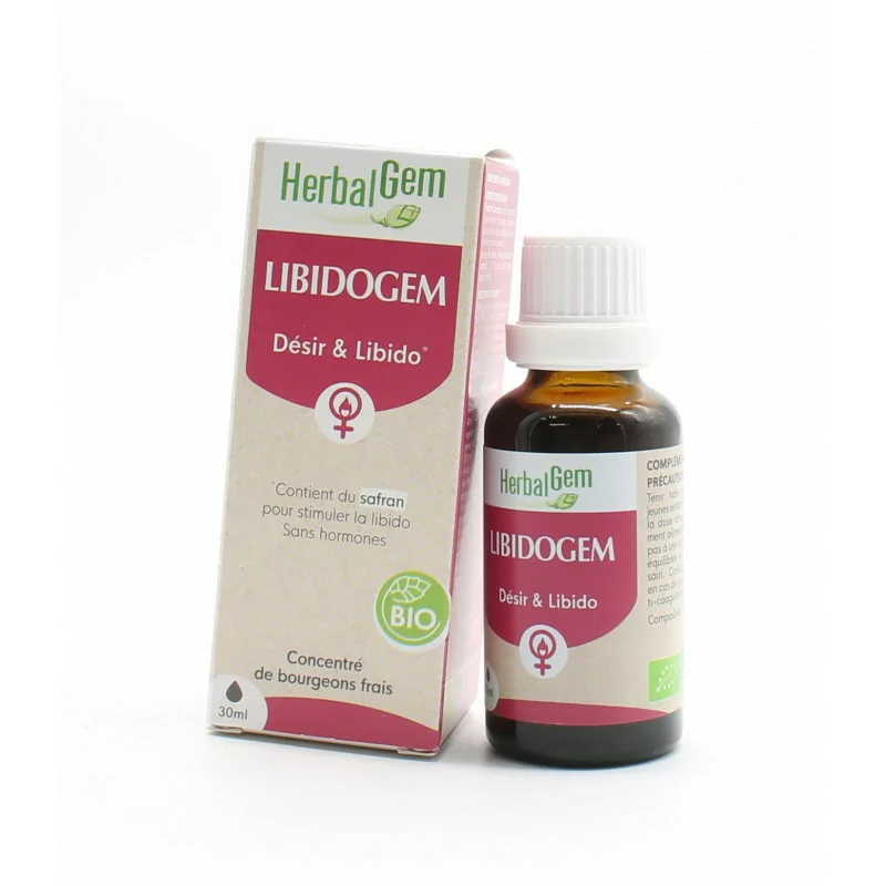 Herbalgem CG32 Libidogem Désir et Libido Bio 30ml - Univers Pharmacie