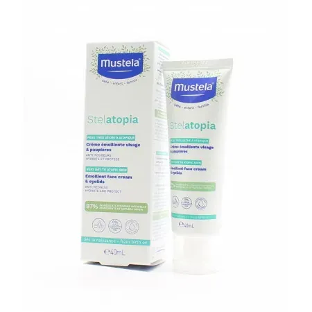 Mustela Stelatopia Crème Émolliente Visage 40ml
