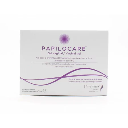Papilocare Gel Vaginal 21X5ml - Univers Pharmacie
