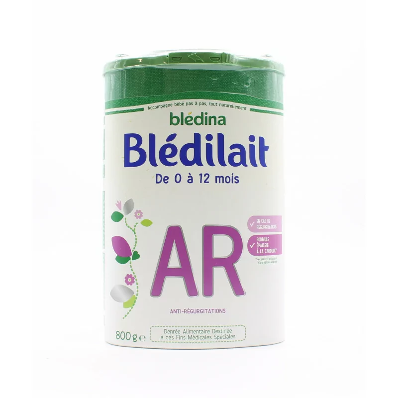 Blédina Blédilait AR 0-12 mois Anti-Régurgitation 800g - Univers Pharmacie