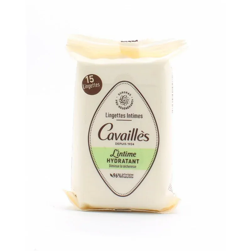 Rogé Cavaillès L'Intime Hydratant Lingettes Intimes X15 - Univers Pharmacie