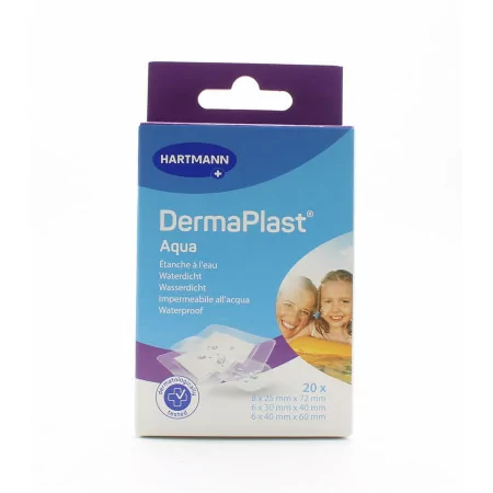 Dermaplast Aqua Pansements 3 formats X20 - Univers Pharmacie