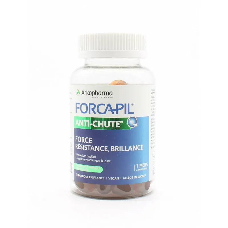 Arkopharma Forcapil Anti-chute 60 gummies - Univers Pharmacie
