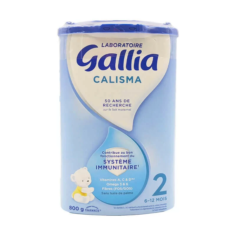 Gallia Calisma 2 Lait Infantile 6-12 mois 800g - Univers Pharmacie
