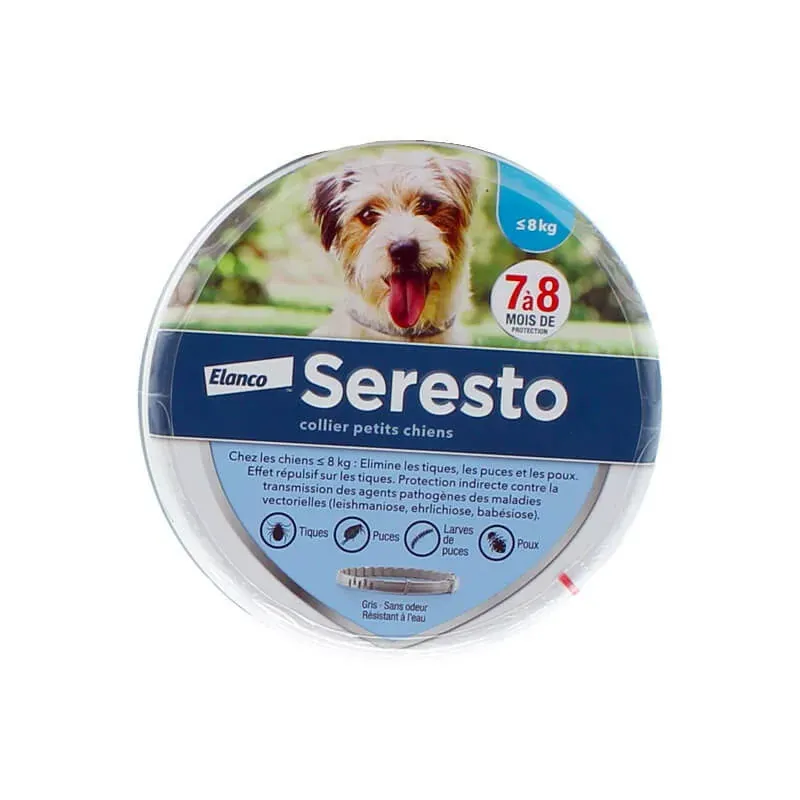 Seresto Collier Anti-Puce Petits Chiens - Univers Pharmacie Seresto Collier Anti-Puce Petits Chiens - Univers Pharmacie