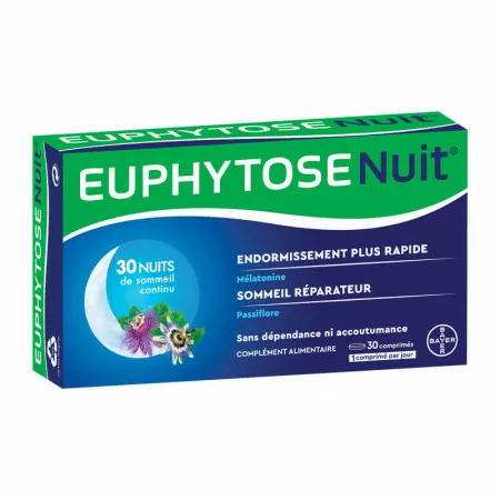Euphytose Nuit 30 comprimés - Univers Pharmacie