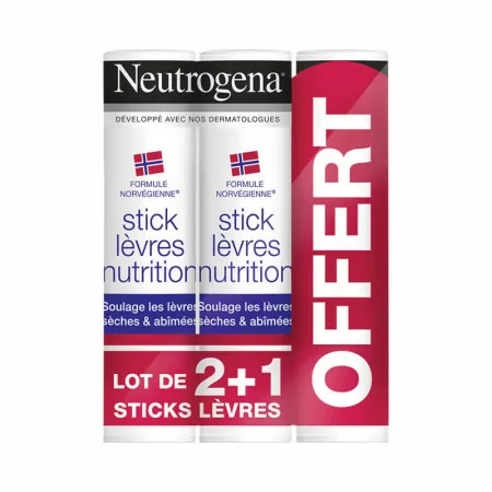 Neutrogena Stick Lèvres X3 - Univers Pharmacie