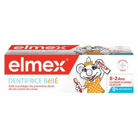 Elmex Dentifrice Bébé 50ml - Univers Pharmacie