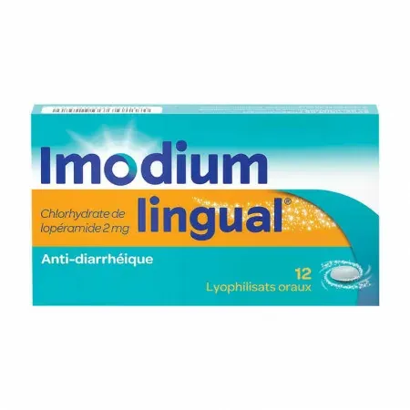 Imodium Lingual 2 mg 12 lyophilisats - Univers Pharmacie
